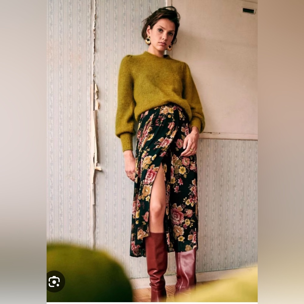 Sezane Alicia Skirt Imprimé Poupée Russe - Size 34 Russian Doll